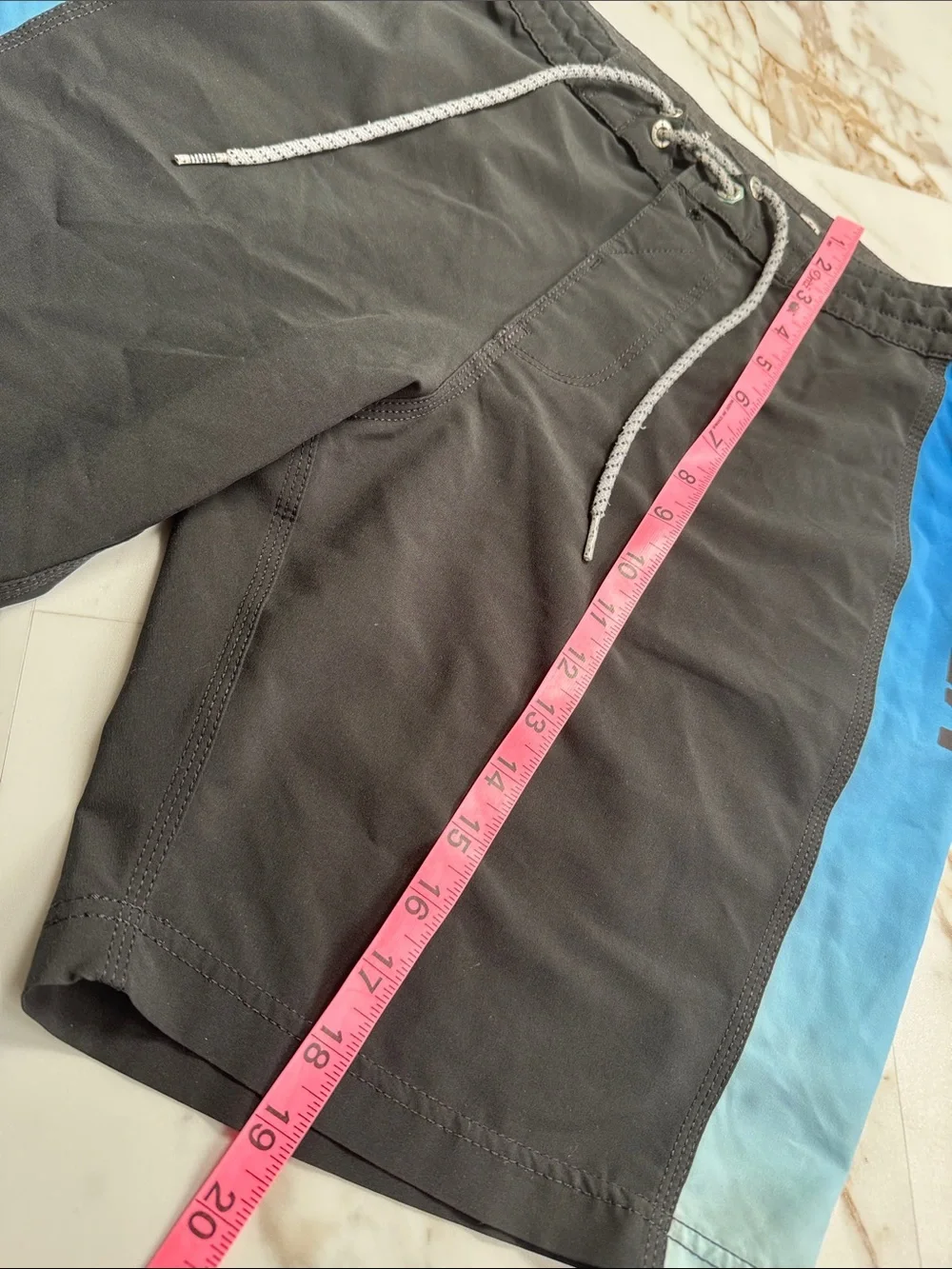 Vissla El Sporto Board Shorts Sz 31 Surf Beach Spellout